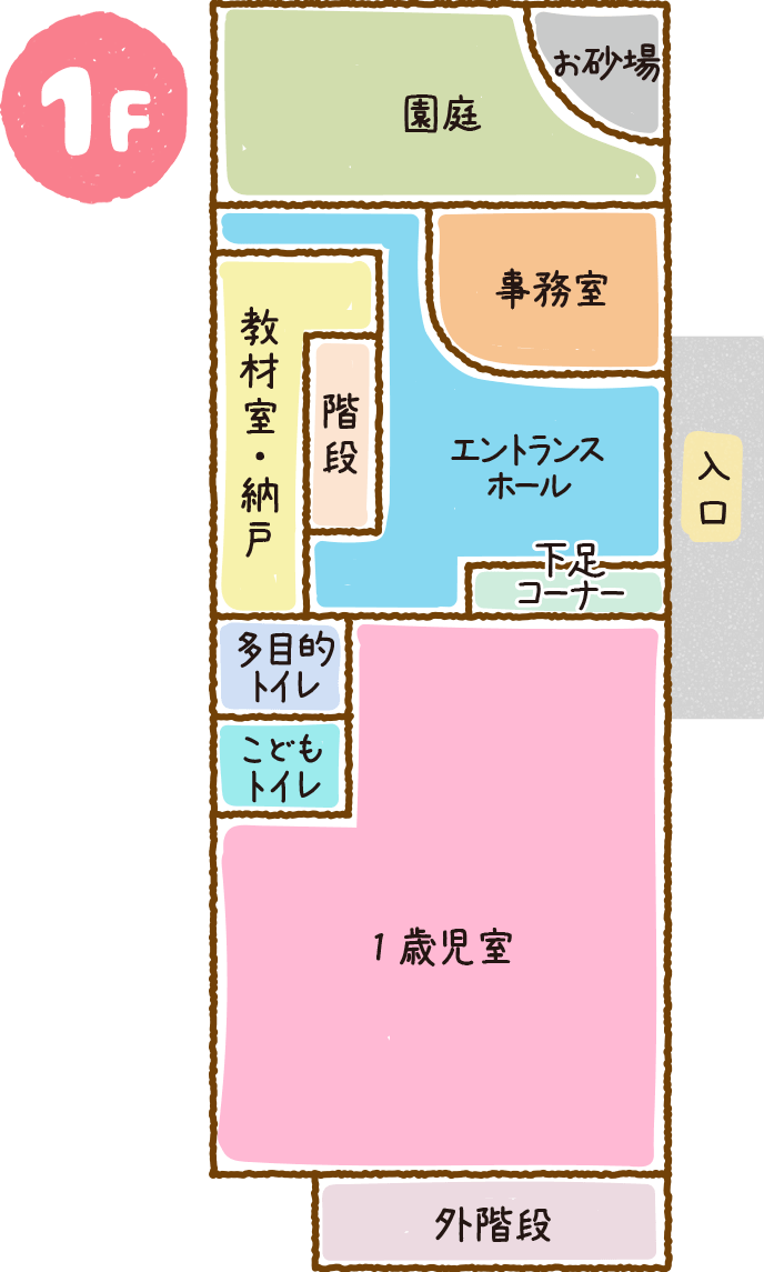 1F 園内マップ